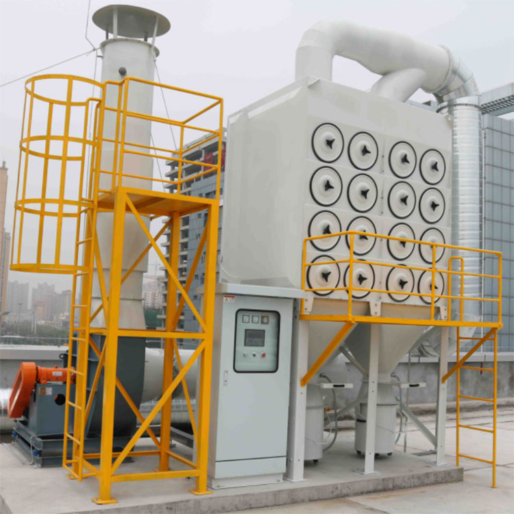 噴砂車(chē)間濾筒除塵器-噴砂機(jī)除塵器-噴砂拋丸濾芯除塵器廠家